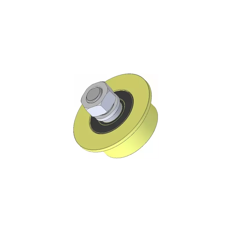 Rolka numer 236 – rolka plastikowa Ø66 mm do maszyn Wuhlmaus | producent KiJ