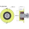 Rolka numer 236 – rolka plastikowa Ø66 mm do maszyn Wuhlmaus | producent KiJ