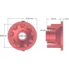 Rolka numer 42 – rolka napędowa żeliwna Ø82 mm do maszyn Grimme | zamiennik Grimme 006.00065 | producent KiJ