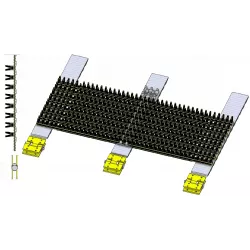 Taśma łęciniak DR 1500 na 3 pasach – taśma do kombajnu ziemniaczanego Grimme DR 1500 | zamiennik Grimme 300.18407, 300.25773, 300.18646 | producent KiJ