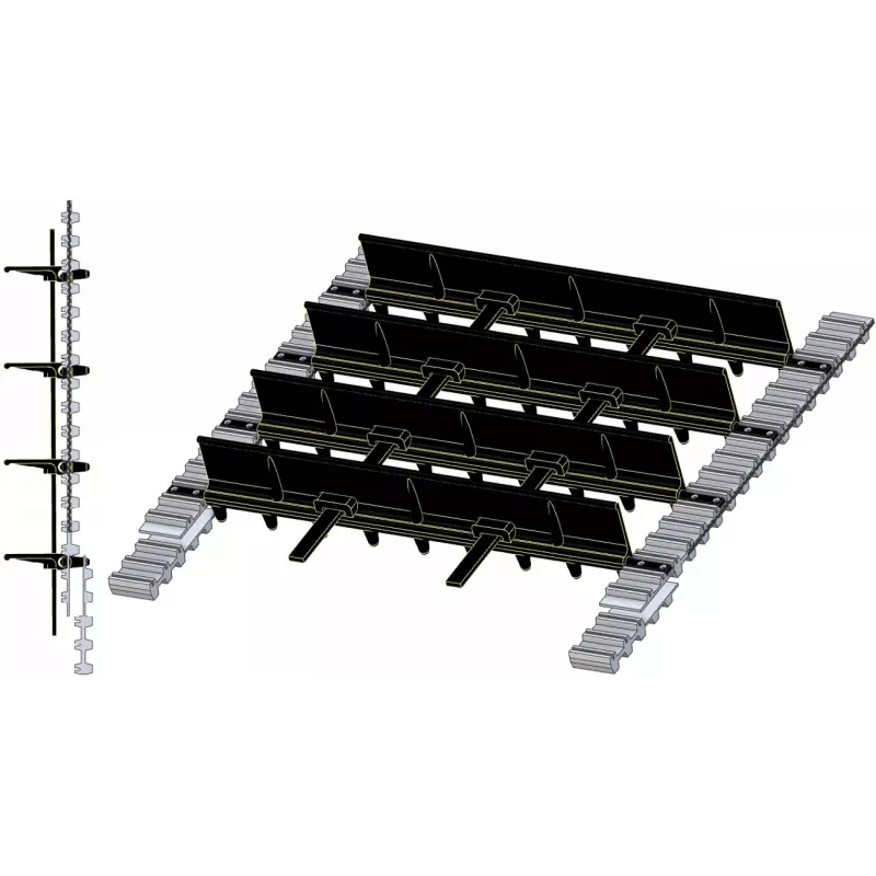 Taśma łęciniak z łopatami SE 70-20 – taśma do kombajnu ziemniaczanego Grimme SE 70-20 | zamiennik Grimme 300.29377, 300.29280 | producent KiJ