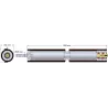 Rolka numer 302 – wał napędowy stalowo-gumowy Ø104 mm | zamiennik 165.157.00 | producent KiJ