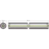 Rolka numer 304 – rolka stalowo-gumowa Ø122 mm | zamiennik 184.223.00 | producent KiJ