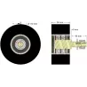 Rolka numer 312 – rolka podporowa stalowo-gumowa Ø110 mm do maszyn Guaresi | zamiennik Guaresi P7300572000 | producent KiJ