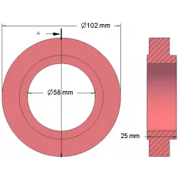 Rolka numer 177 – rolka prowadząca Ø102 mm | zamiennik 035737 | producent KiJ