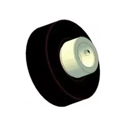 Rolka numer 146 – rolka gumowa Ø65 mm do maszyn Amac | zamiennik Amac 6.39.00-3 | producent KiJ