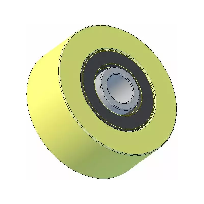 Rolka numer 257 – rolka podporowa plastikowa Ø62 mm do maszyn Grimme | zamiennik Grimme 602.00169 | producent KiJ