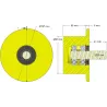 Rolka numer 289 – rolka podporowa plastikowa Ø90 mm do maszyn Dewulf | zamiennik Dewulf 2660012A | producent KiJ