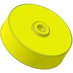 Rolka numer 317 – rolka plastikowa Ø100 mm do maszyn Guaresi | zamiennik Guaresi P7755190000 | producent KiJ
