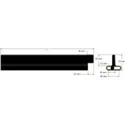 Łopata L-440 podział 33–50 mm – łopata do taśm o podziale 33–50 mm | producent KiJ