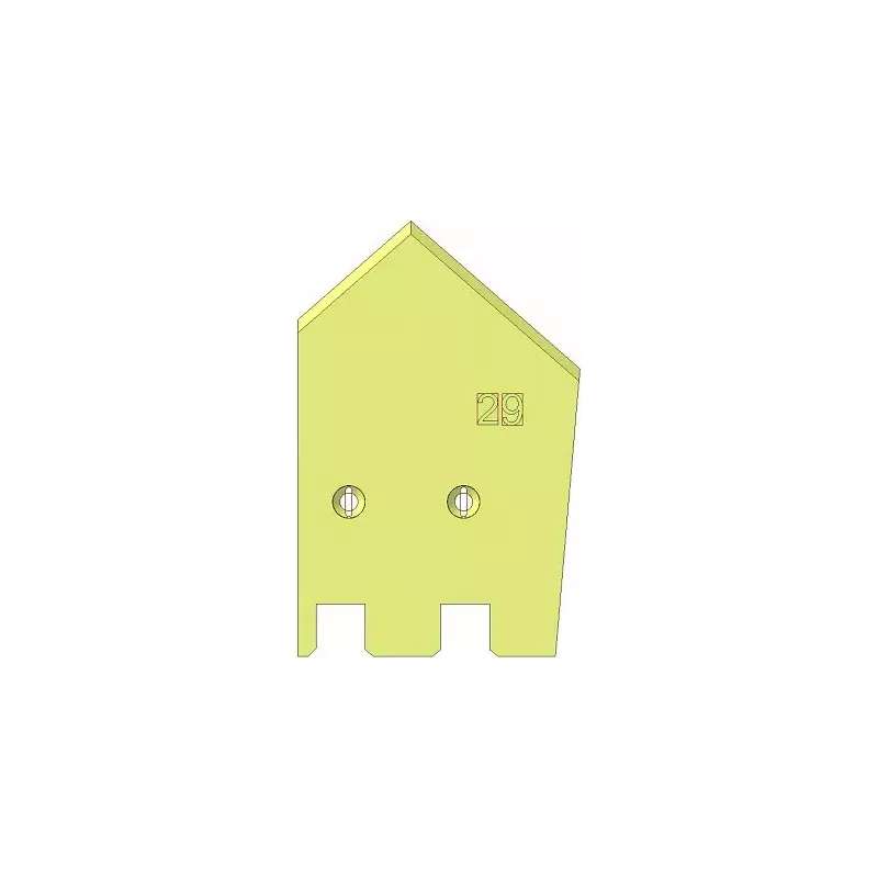 Lemiesz prawy 6-172-265P – lemiesz do kombajnów ziemniaczanych Grimme | zamiennik Grimme 089.00029 | producent KiJ