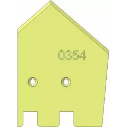 Lemiesz prawy 6-190-265P do kombajnu ziemniaczanego Grimme | zamiennik Grimme 089.00354 | producent KiJ