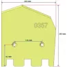 Lemiesz prawy 6-235-265P – lemiesz do kombajnów ziemniaczanych Grimme | zamiennik Grimme 089.00357 | producent KiJ