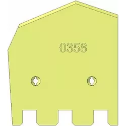 Lemiesz lewy 6-235-265L do kombajnu ziemniaczanego Grimme | zamiennik Grimme 089.00358 | producent KiJ