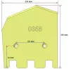 Lemiesz lewy 6-235-265L do kombajnu ziemniaczanego Grimme | zamiennik Grimme 089.00358 | producent KiJ