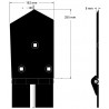 Lemiesz lewy 8-162-255L – lemiesz do kombajnów Wuhlmaus | zamiennik Wuhlmaus 0000213100 | producent KiJ
