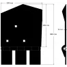 Lemiesz lewy 8-250-255L – lemiesz do kombajnów Wuhlmaus | zamiennik Wuhlmaus 0000214100 | producent KiJ